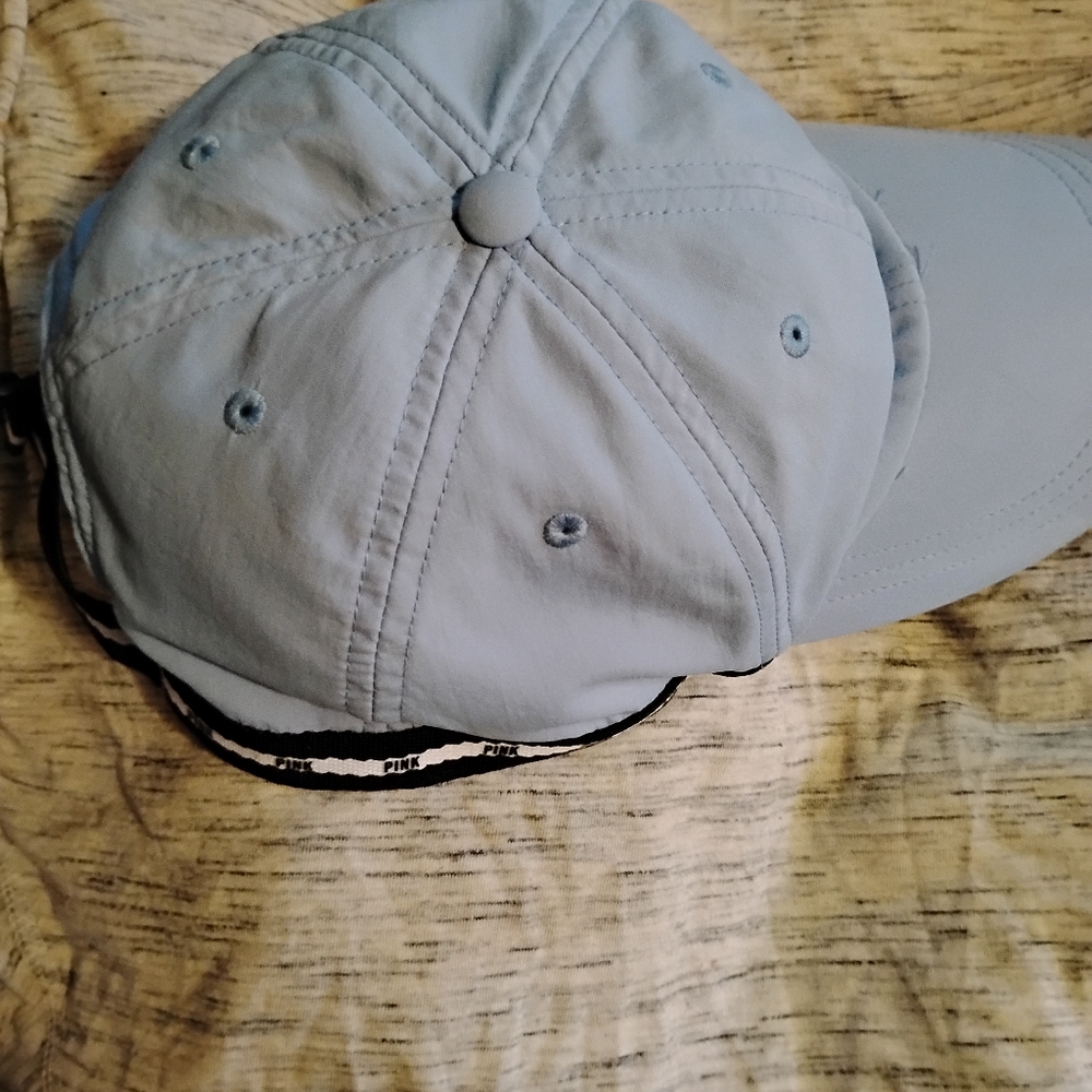 Light Blue Victoria Secret Pink Cap